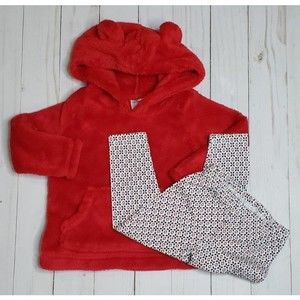 Carter's 2-piece Red Cozy Outfit Girls 9 months